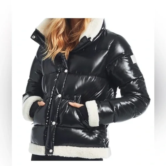 SAM. Gigi Shearling Trim down jacket size small new with tags - Picture 5 of 16